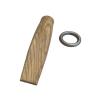 Bison High Lift Wooden Shaft Aluminium Ring